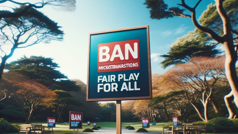 No More Exploitation: Our Campaign to Ban Microtransactions in Gaming